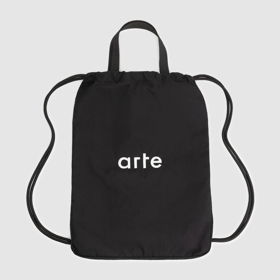 Nylon Gym Bag - Black