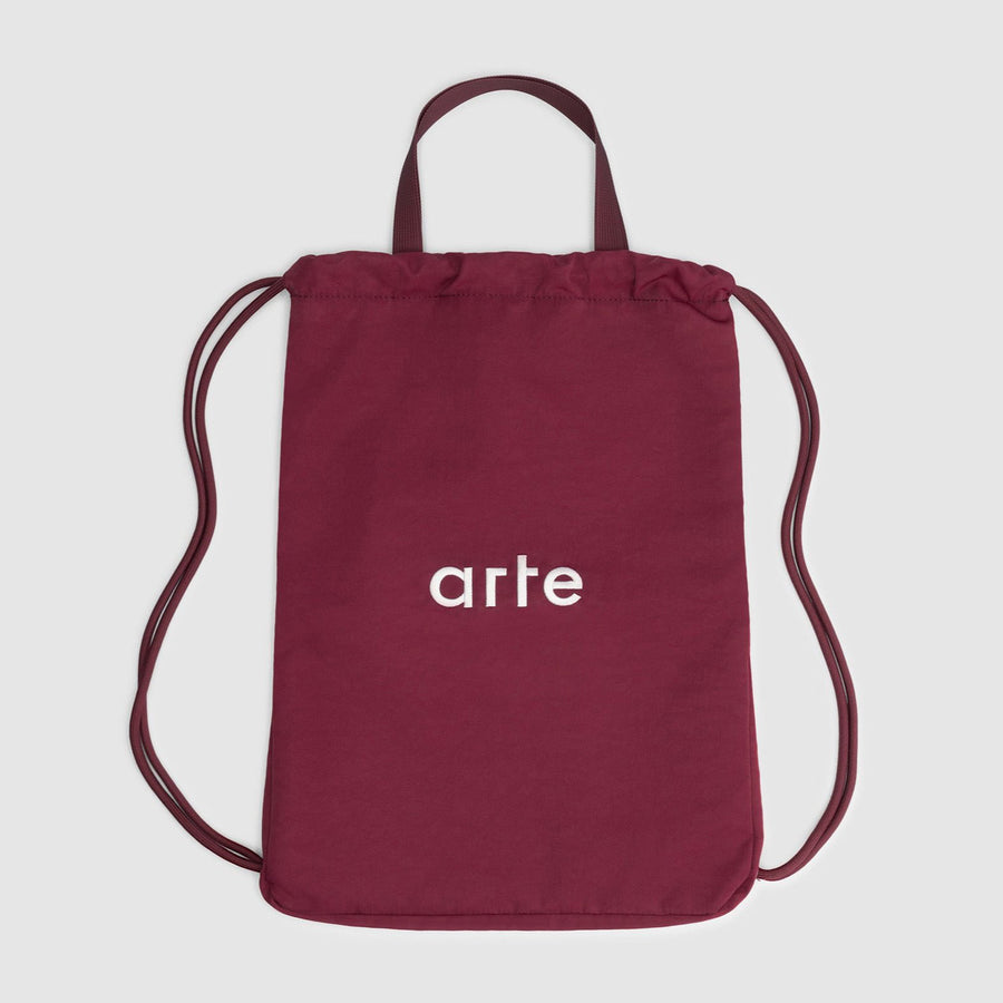 Nylon Gym Bag - Bordeaux