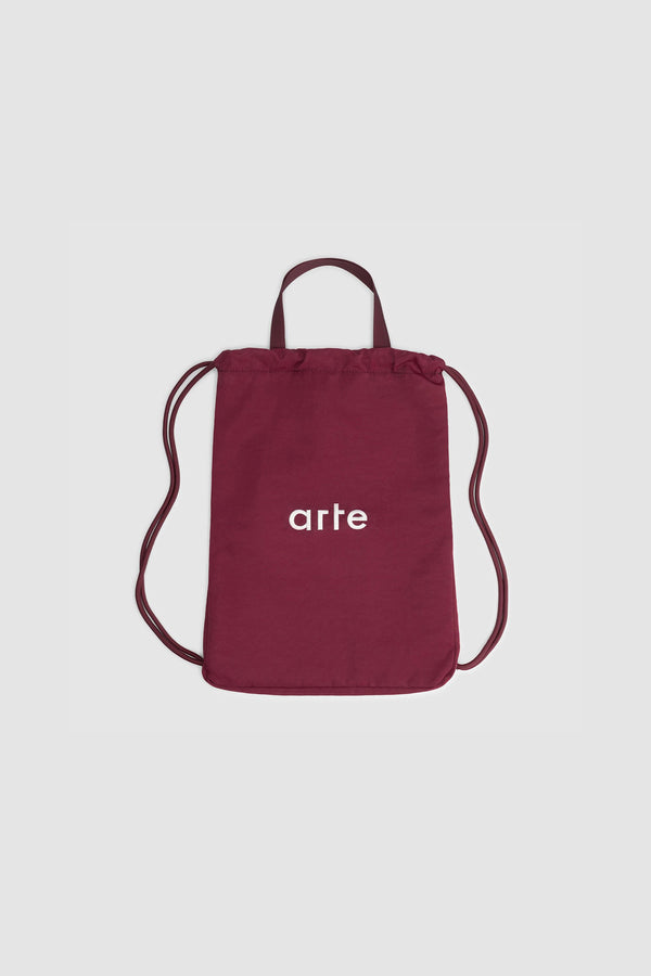 Nylon Gym Bag - Bordeaux