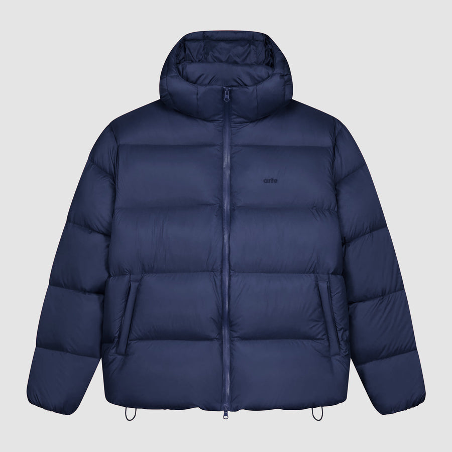 Hooded Puffer - Navy
