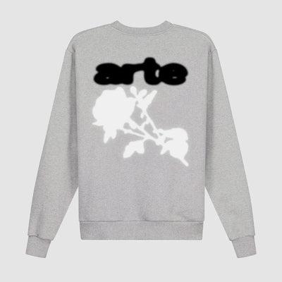 Blur Flower Crewneck - Gris