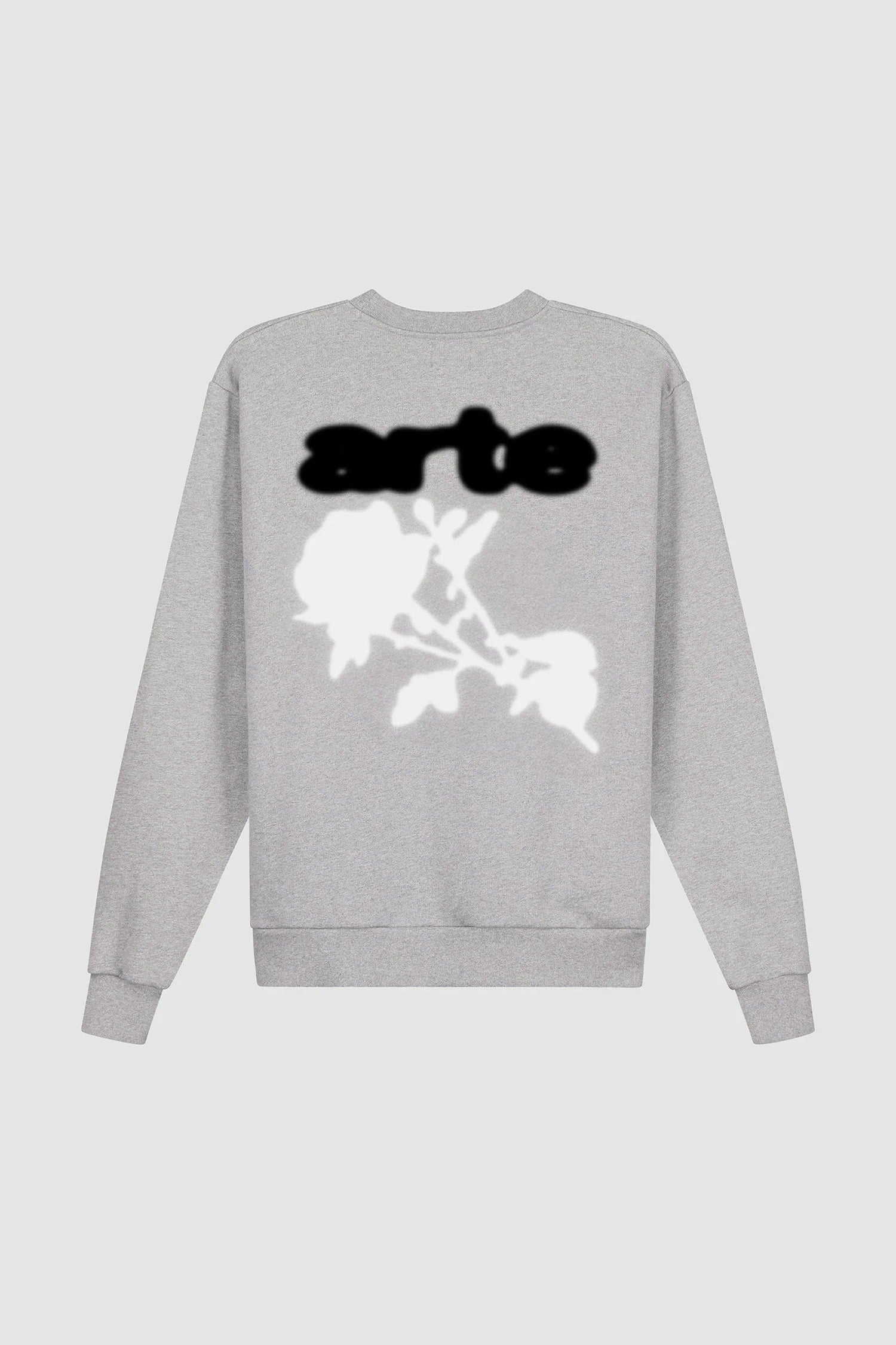 Blur Flower Crewneck - Gris