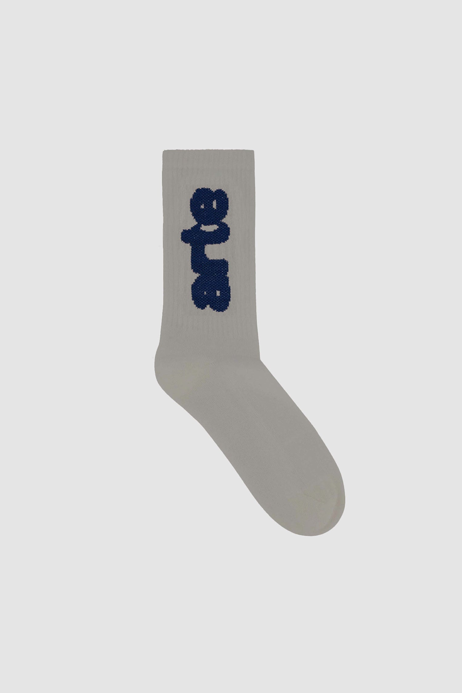 Blurred Vertical Socks - Grey