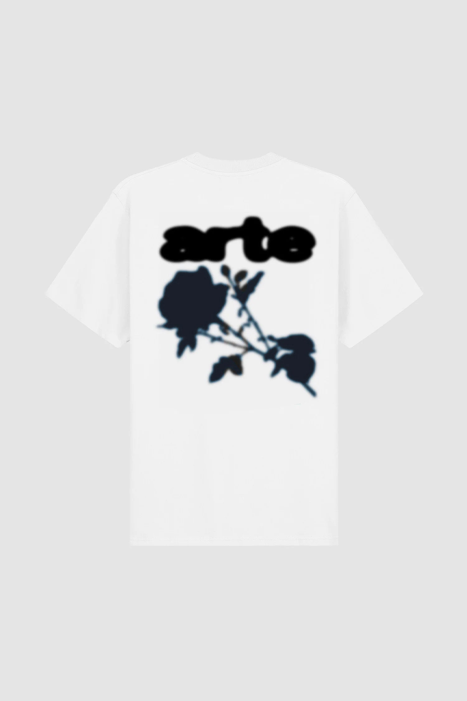 Blur Flower T-shirt - Blanc