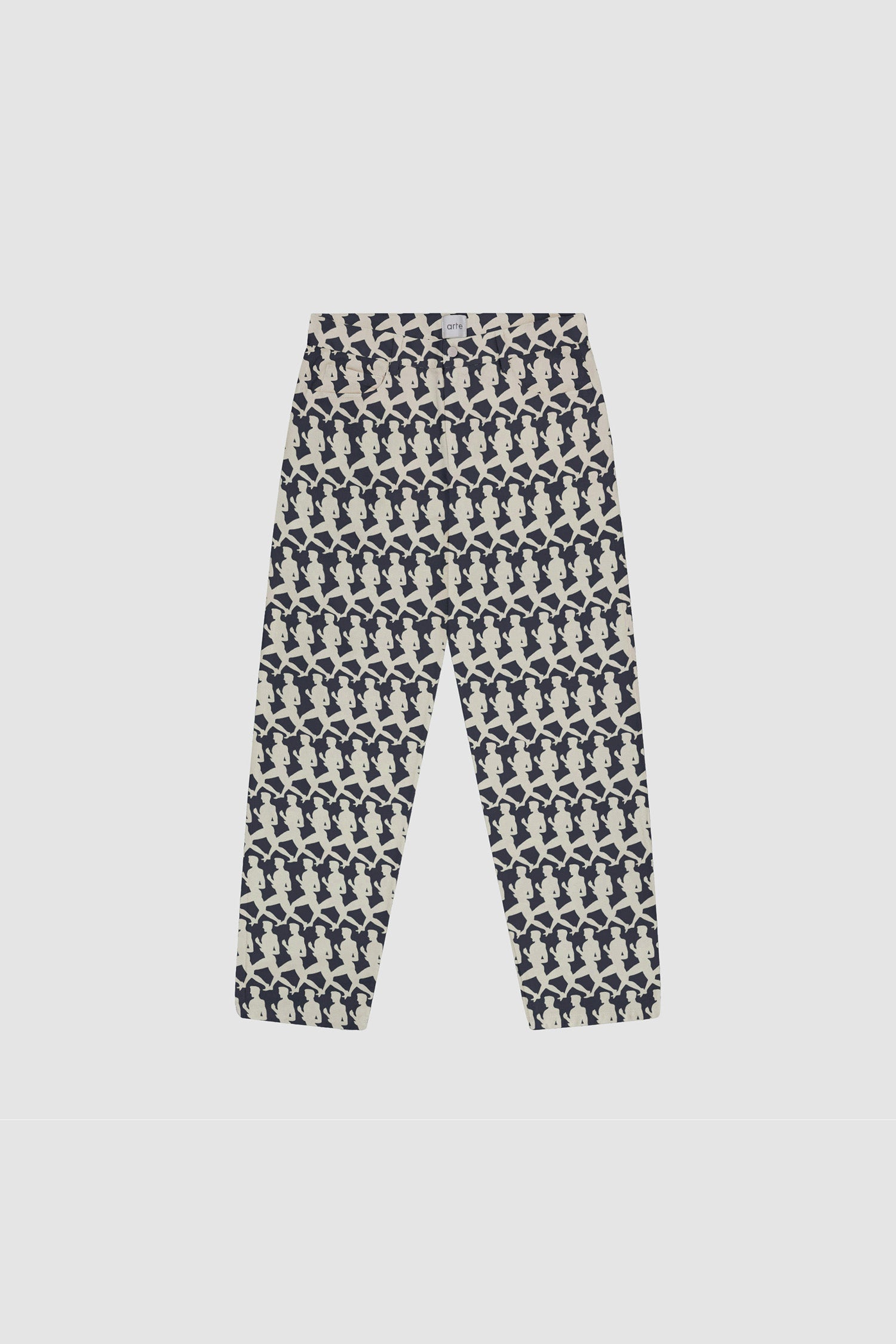 Jones Allover Pants - Navy/Cream