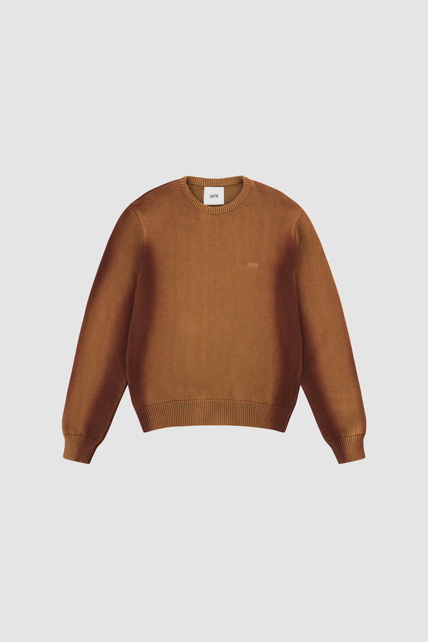 Sunfade Knit in Brown, Front view