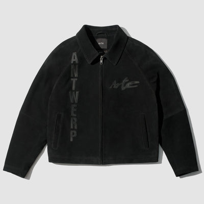 Leather Patches Jacket - Black