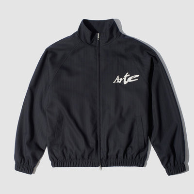 Veste de survêtement à fines rayures - Noir