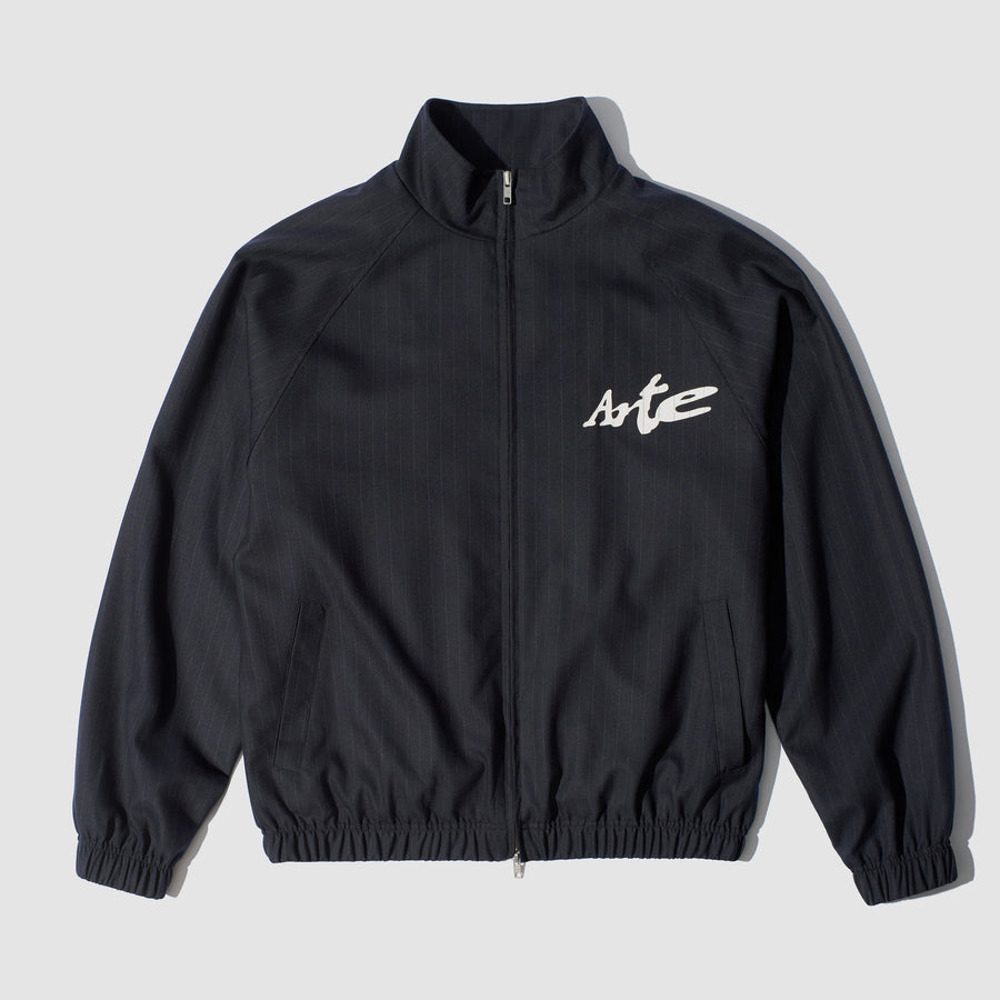 Veste de survêtement à fines rayures - Noir