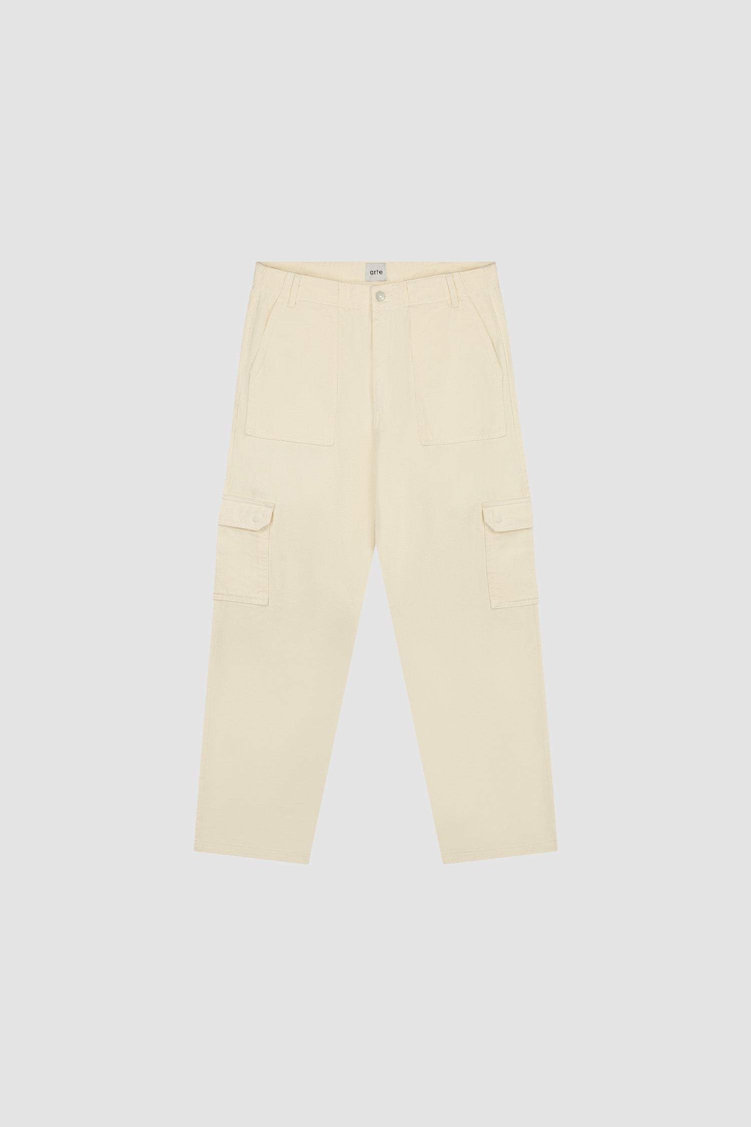 Pantalon cargo - Crème