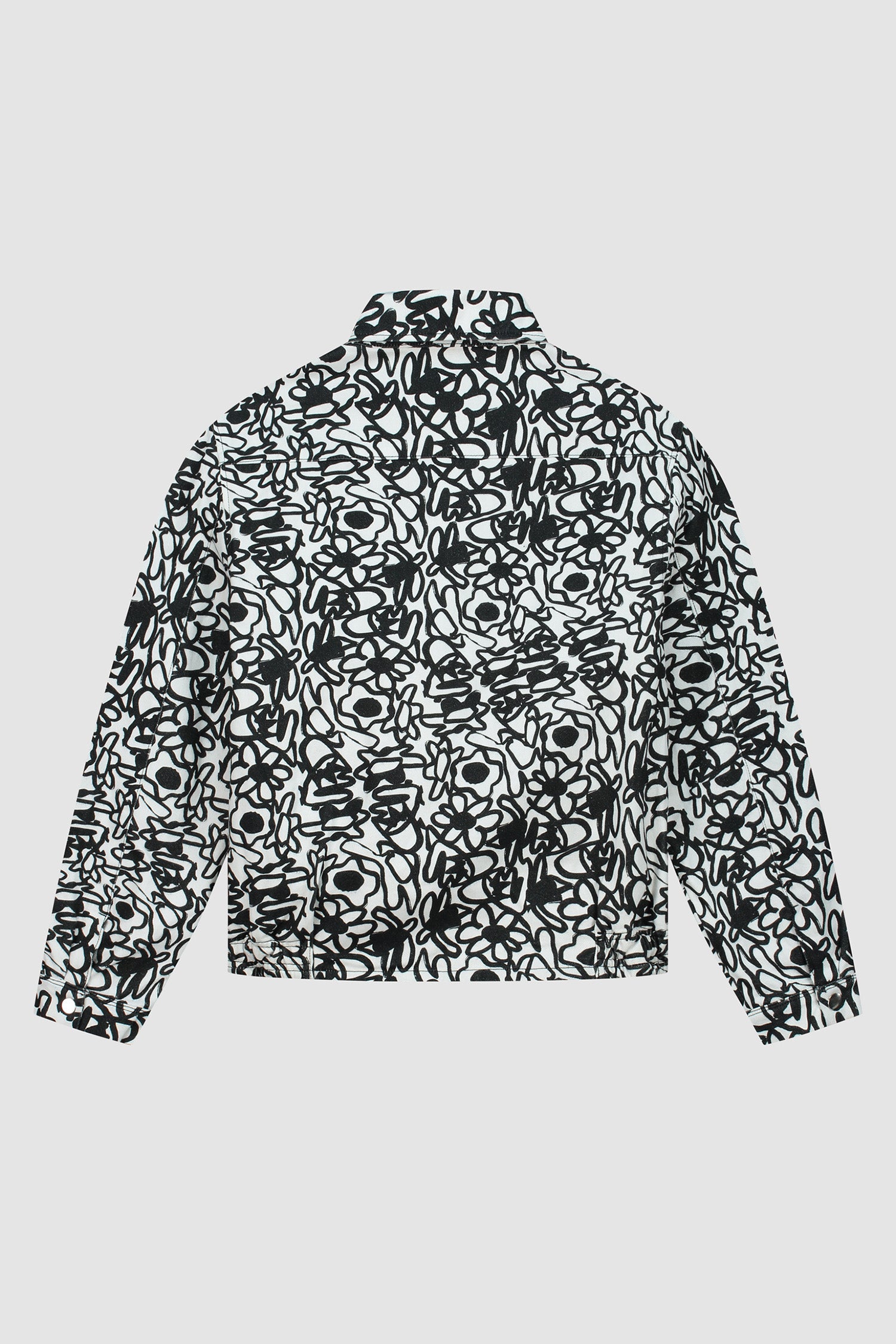 Allover Flowers Jacket - White