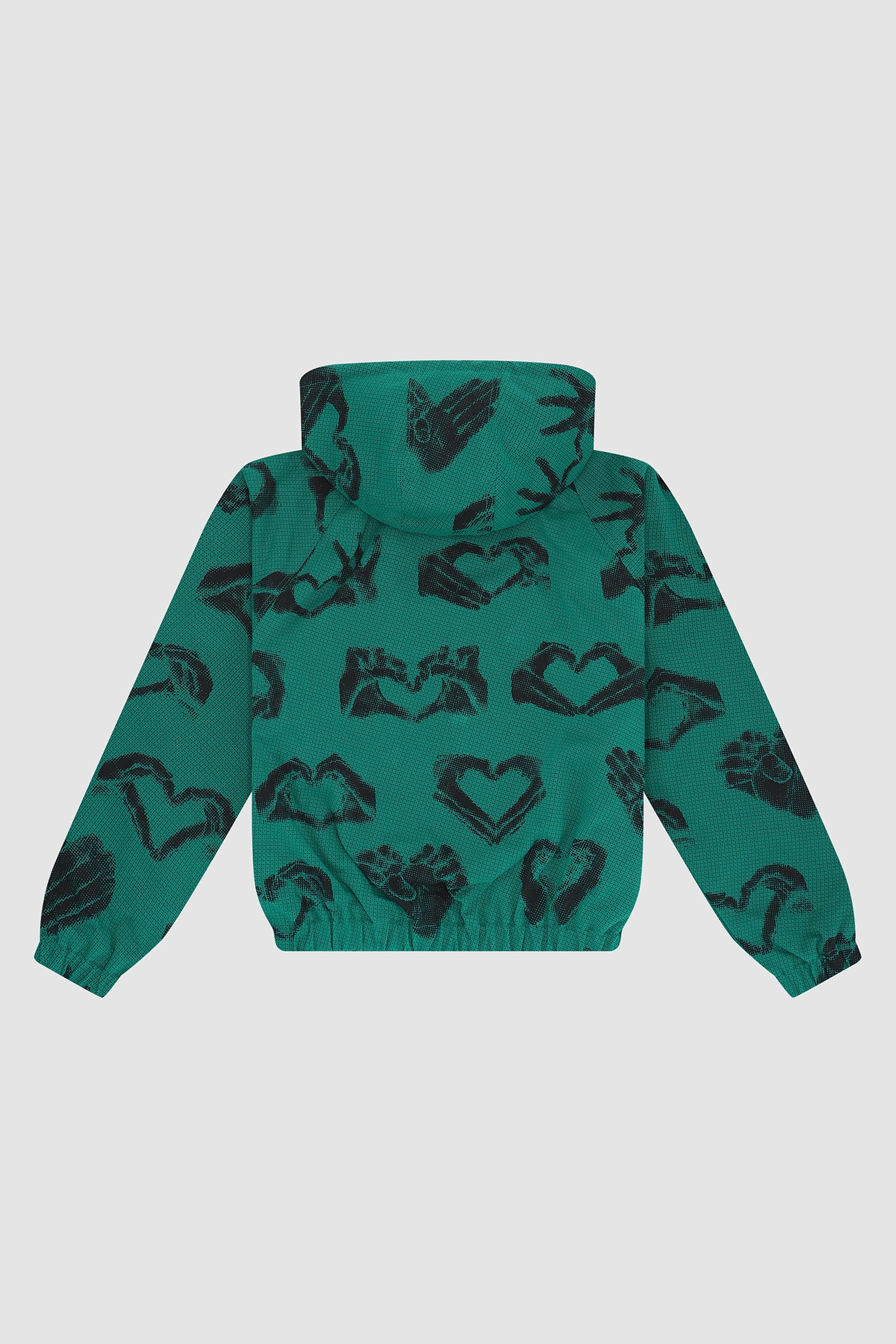 Hands Print Jacket - Green