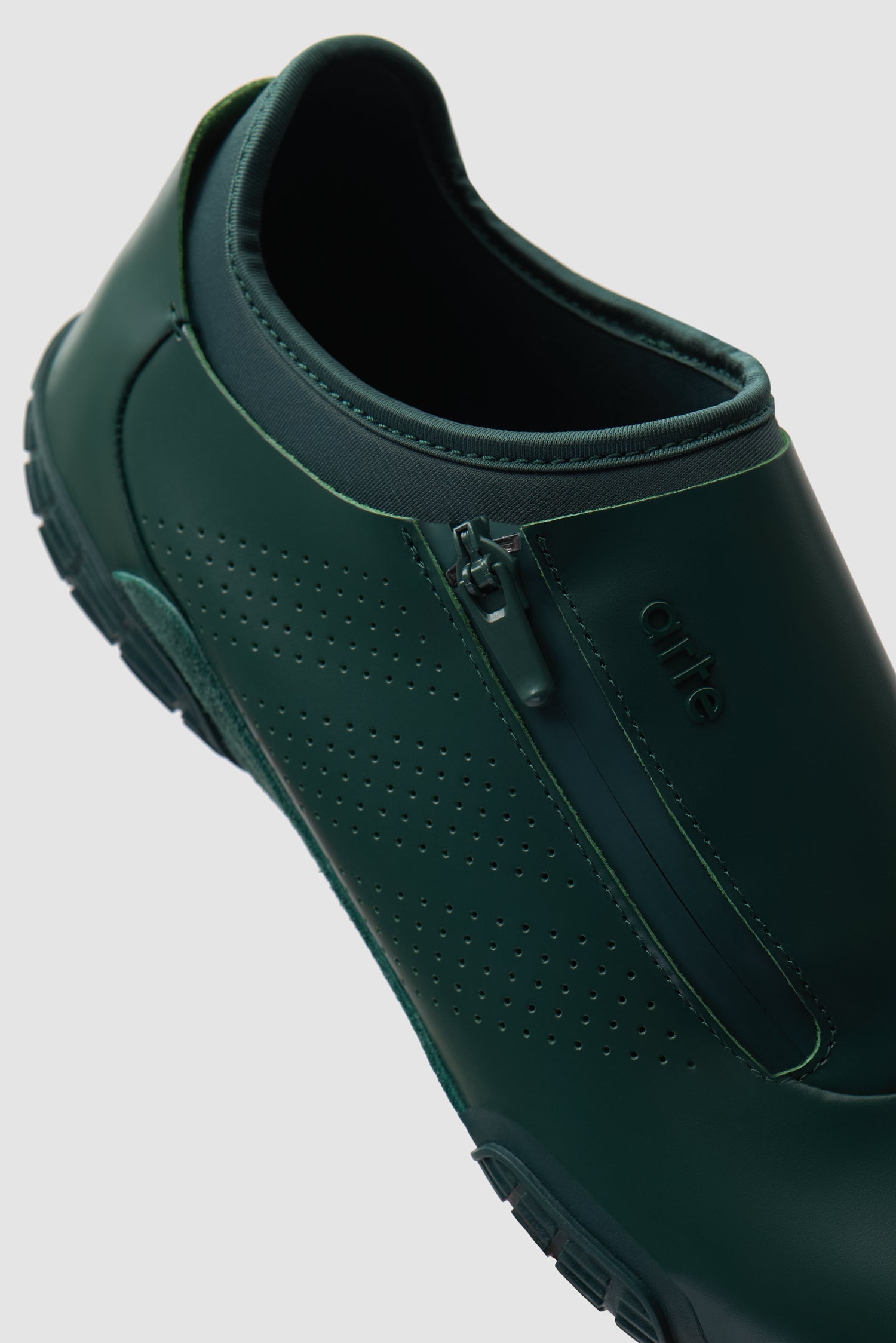 Arte for adidas Trivela in Collegiate Green, detail view