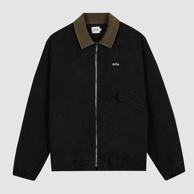 Jacob Collar Jacket - Black
