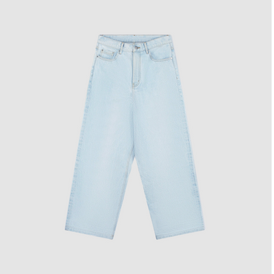 Denim Pants - Bleached Denim