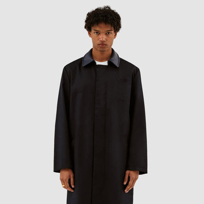 Joe Collar Coat - Navy