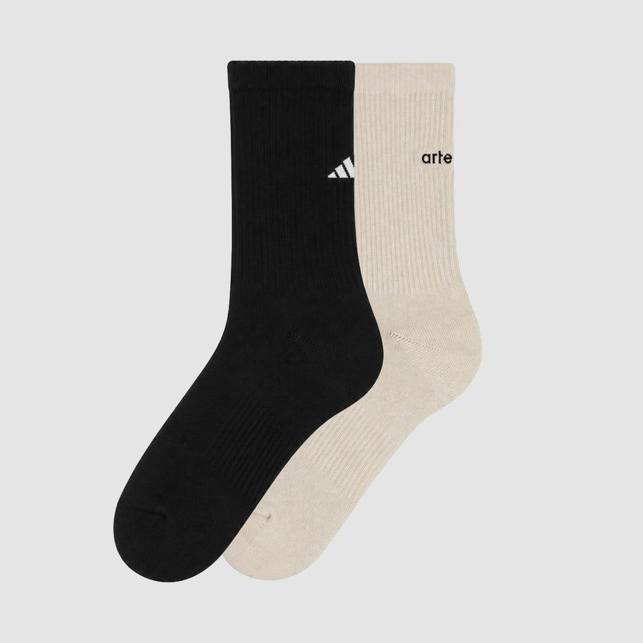 Arte for adidas Socks (two pairs) - Black/White