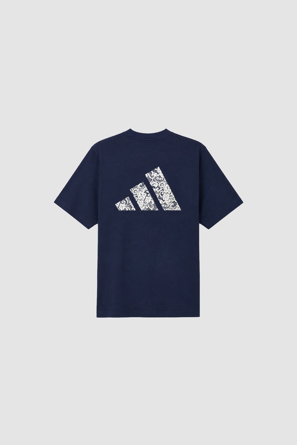 Arte for adidas T-shirt in Navy, Front view