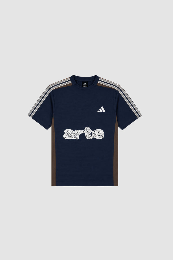 Arte for adidas Jersey in Navy/Brown, Front view