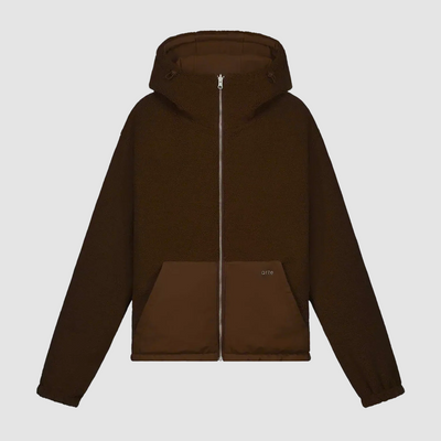 Nylon Technical Jacket - Brown