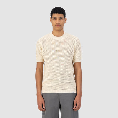 T-shirt en maille Kiewic - Crème
