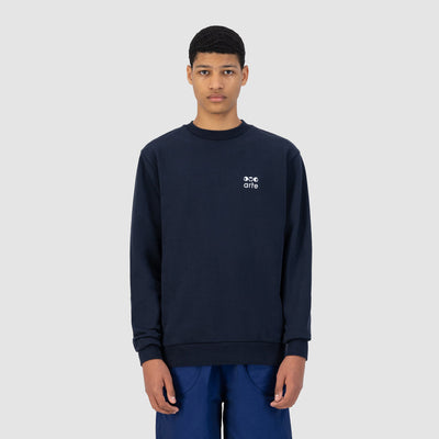 Cruz Triple Crewneck - Navy