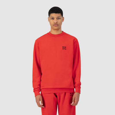 Cruz Triple Crewneck - Red