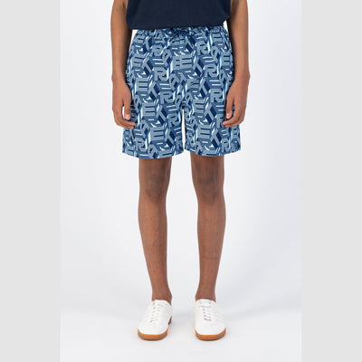 Soto Allover Short - Blue/Dark Blue