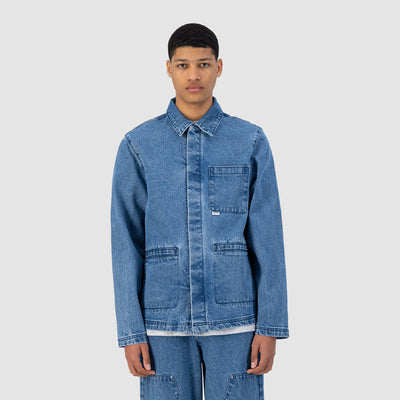 Julio Heart Jacket - Denim Light Bleach