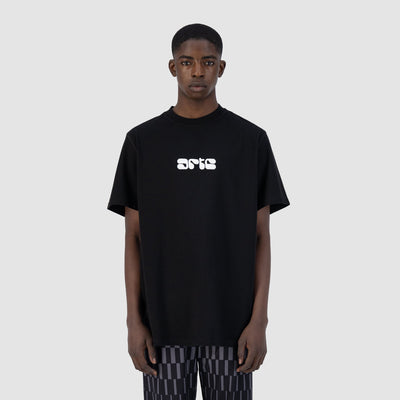 T-shirt avec logo Tzara Reban - Noir