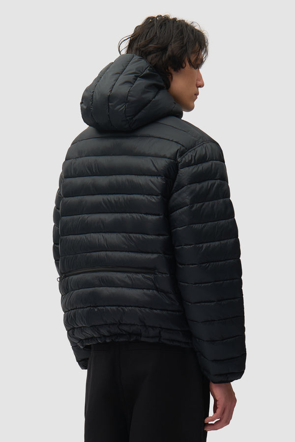 Light Puffer Jacket - Black
