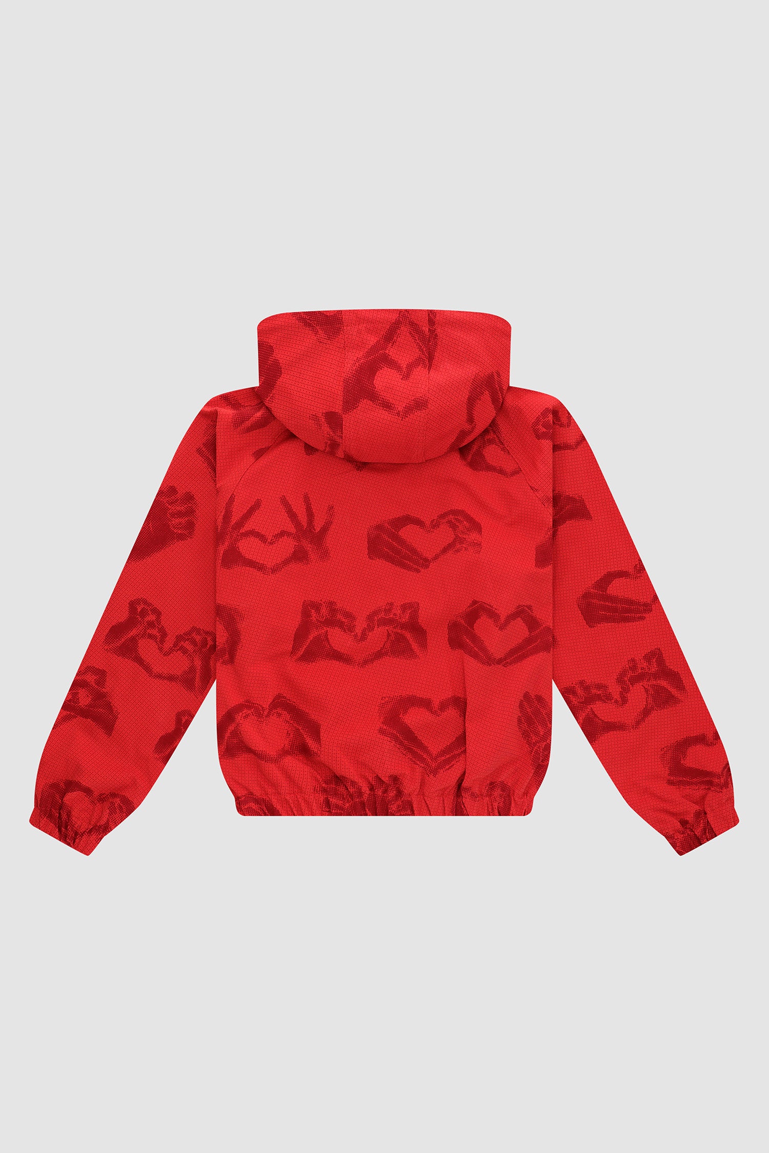 Hands Print Jacket - Red