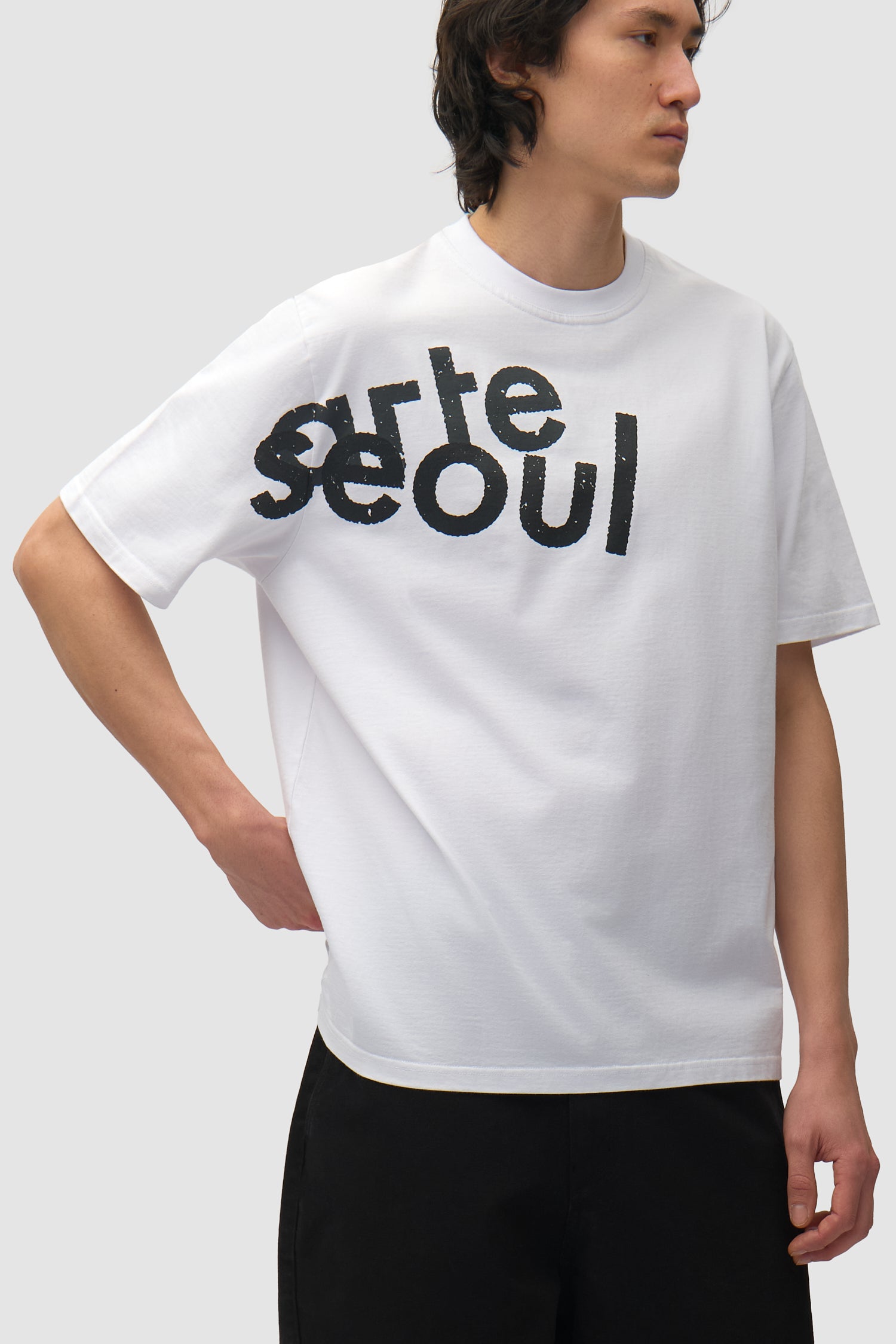 T-shirt Arte/Seoul - Blanc