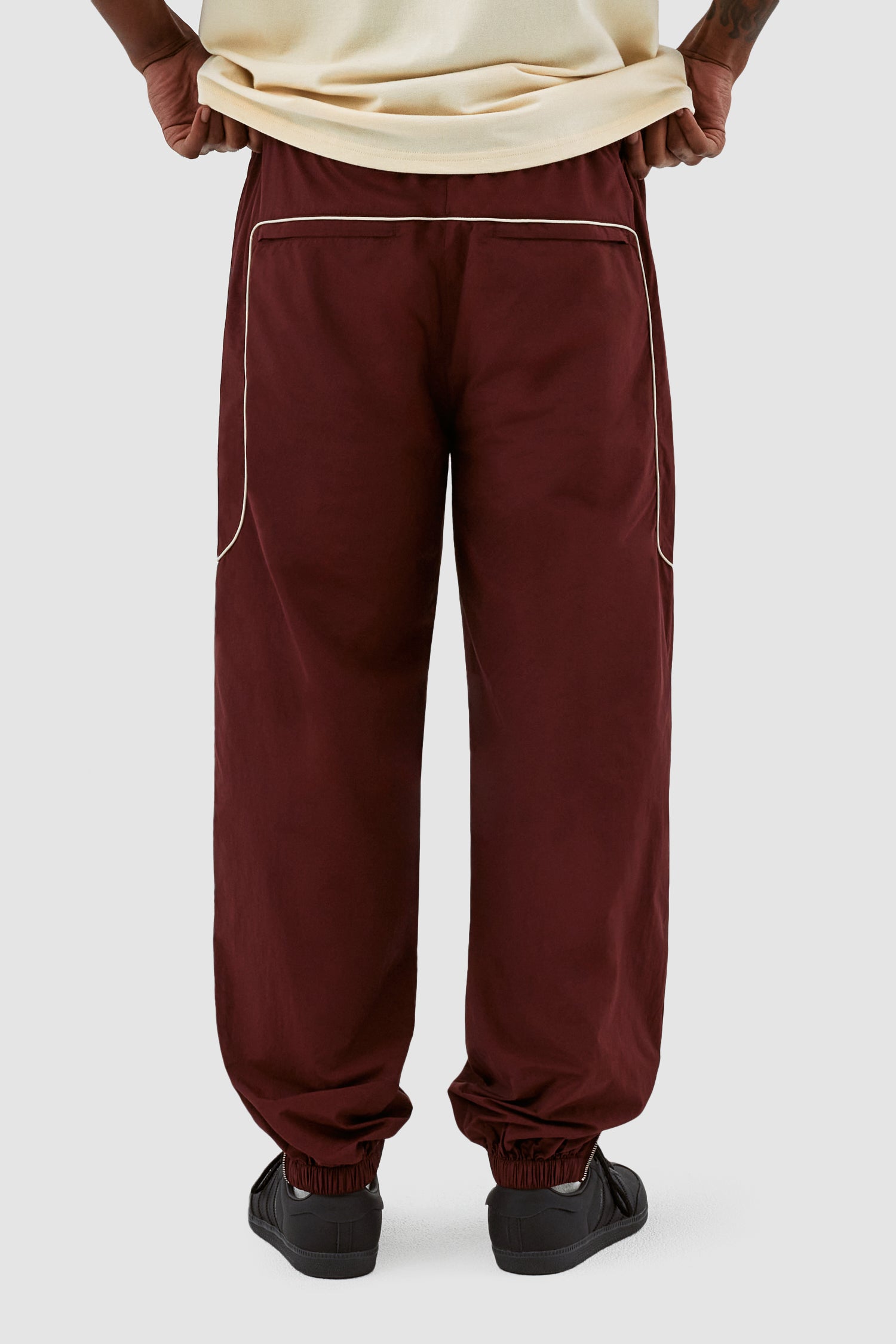 Pantalon Jordan SS24 - Bordeaux/Crème