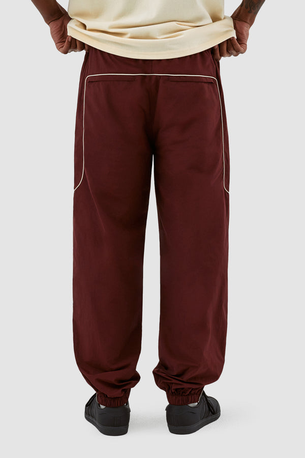 Jordan SS24 Pants - Bordeaux/Cream