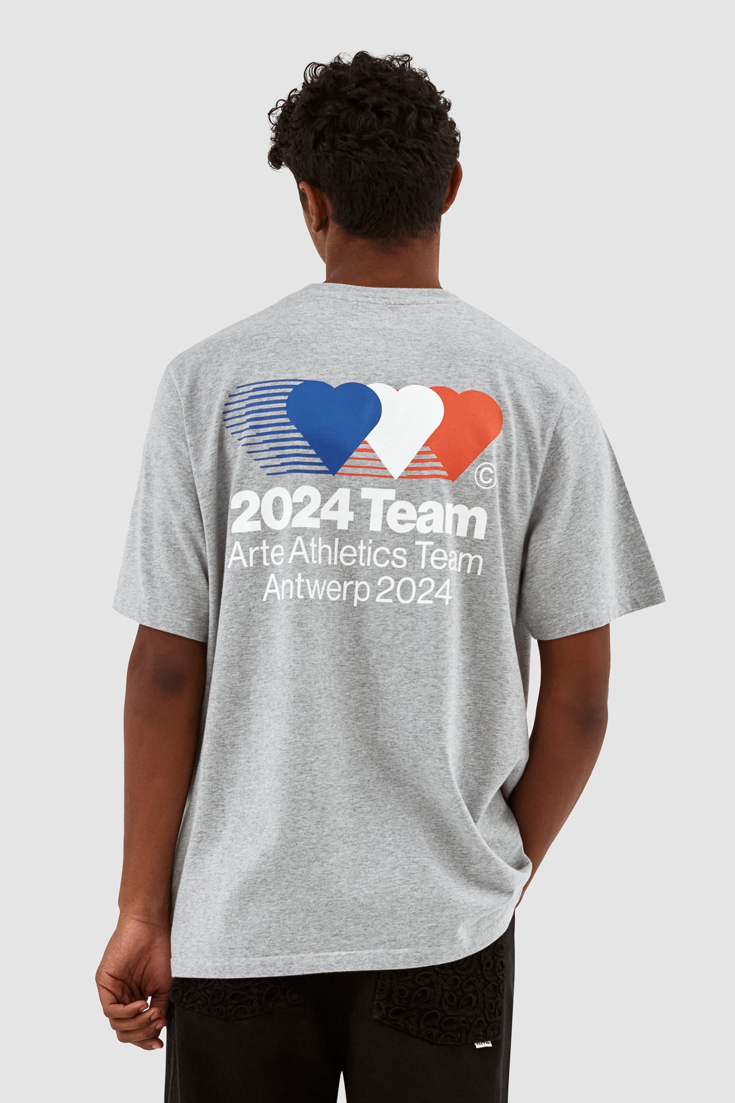 Teo Back Team T-shirt - Grey