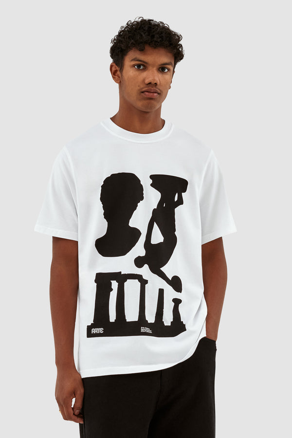 Teo Print T-shirt - White