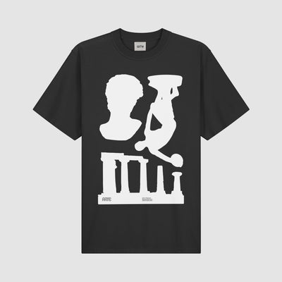 Teo Print T-shirt - Black