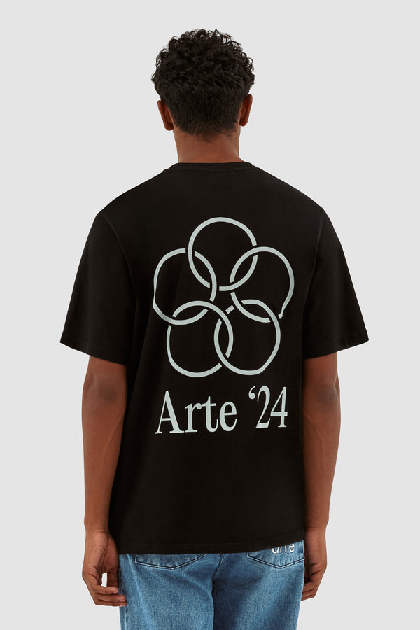 Teo Back Rings T-shirt - Black