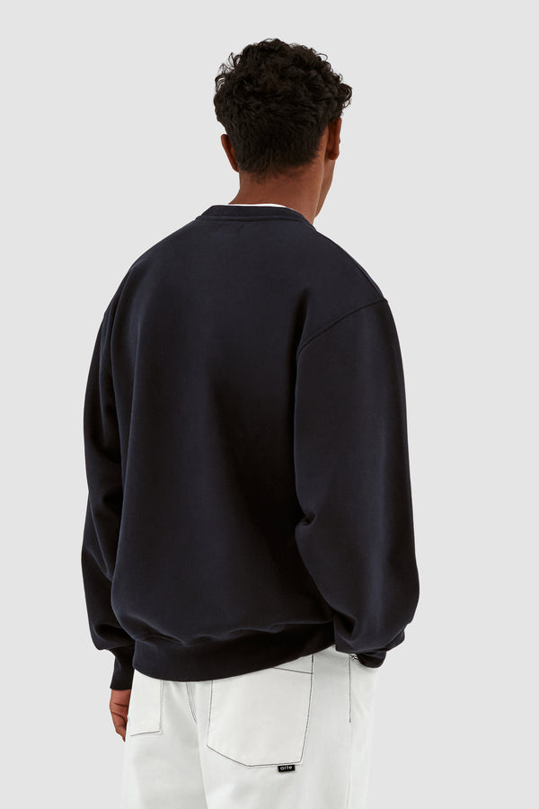 Carlos Fighters Crewneck - Navy