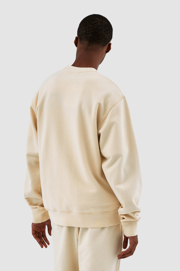 Carlos Small Heart Crewneck - Cream