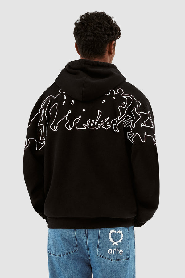 Hank Back Multi Runner - Black