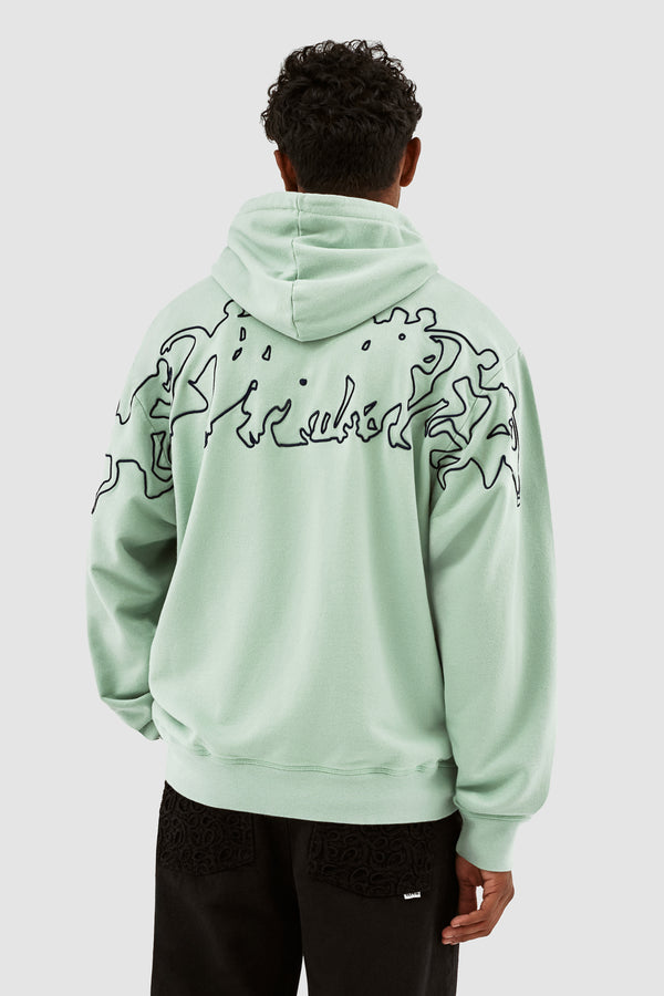 Hank Back Multi Runner - Green