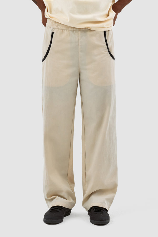 Jesse Pocket Pants - Cream/Navy