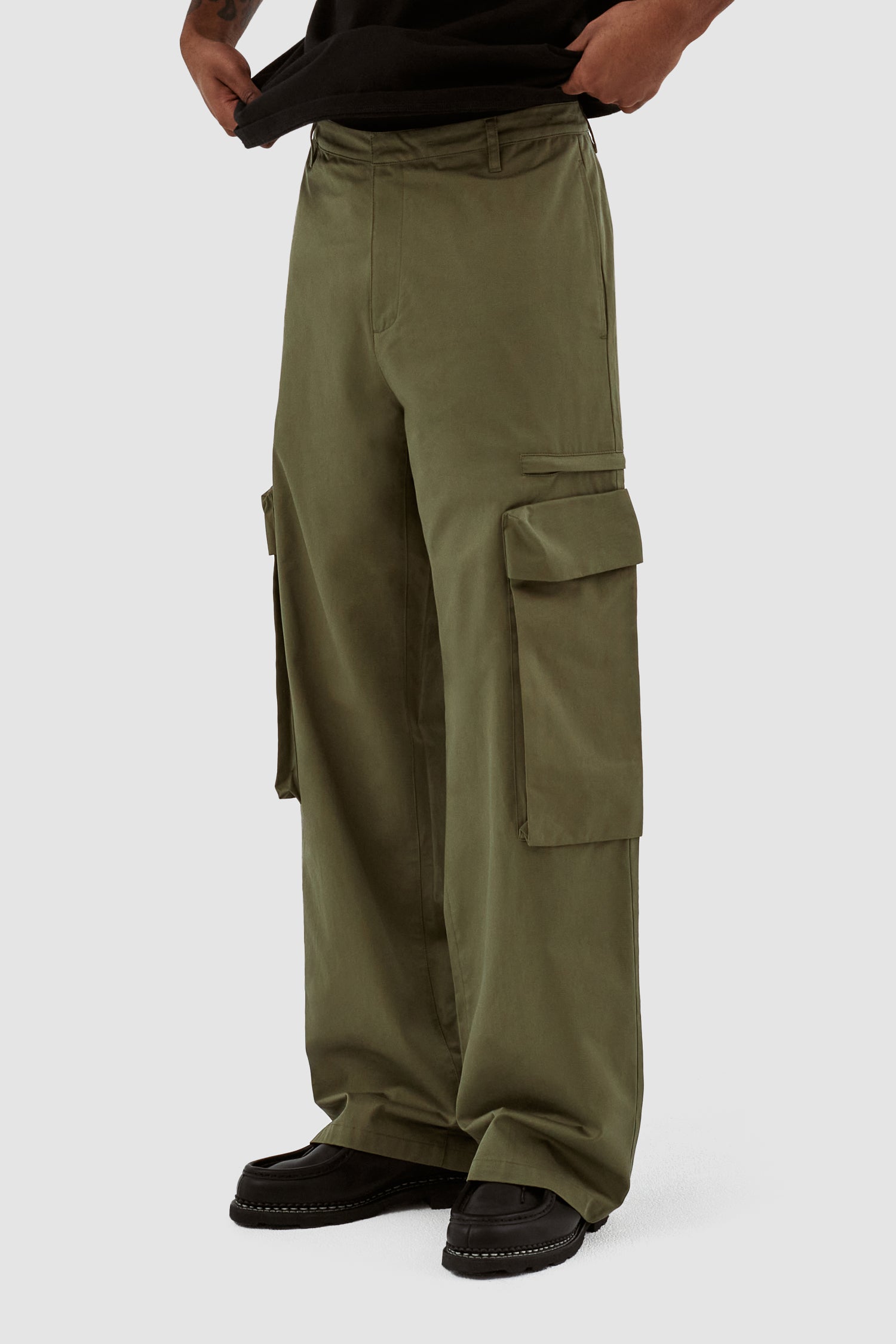 Pantalon à poches Park - Vert foncé