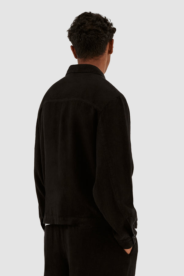 Jan Linnen Jacket - Black