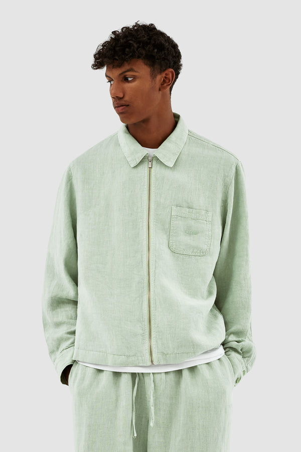 Jan Linnen Jacket - Green