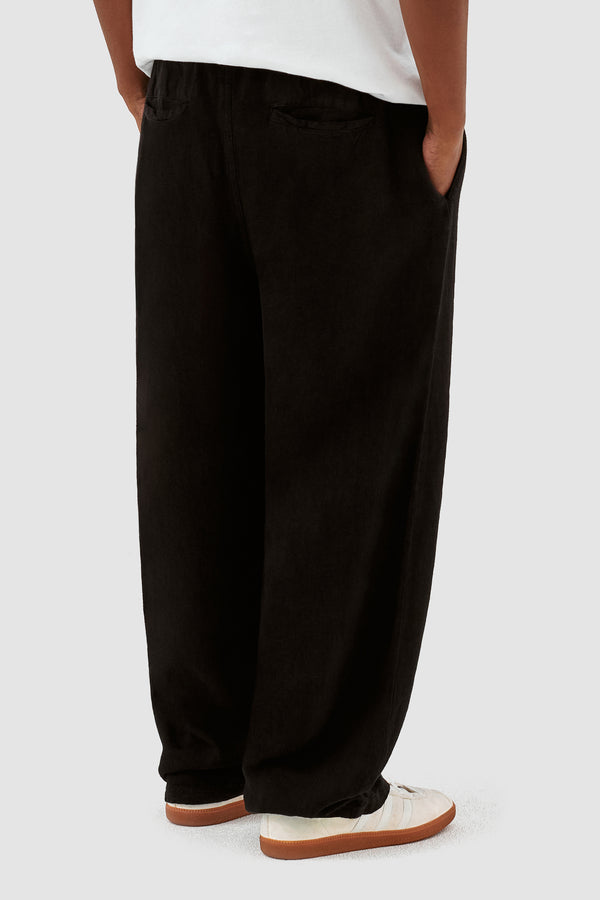 Jan Linnen Pants - Black