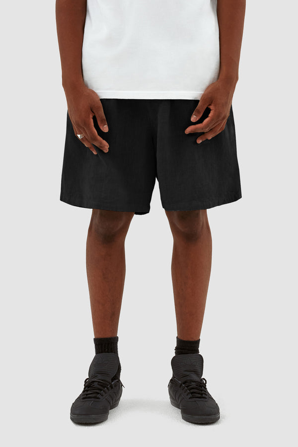 Jan Linnen Shorts - Black