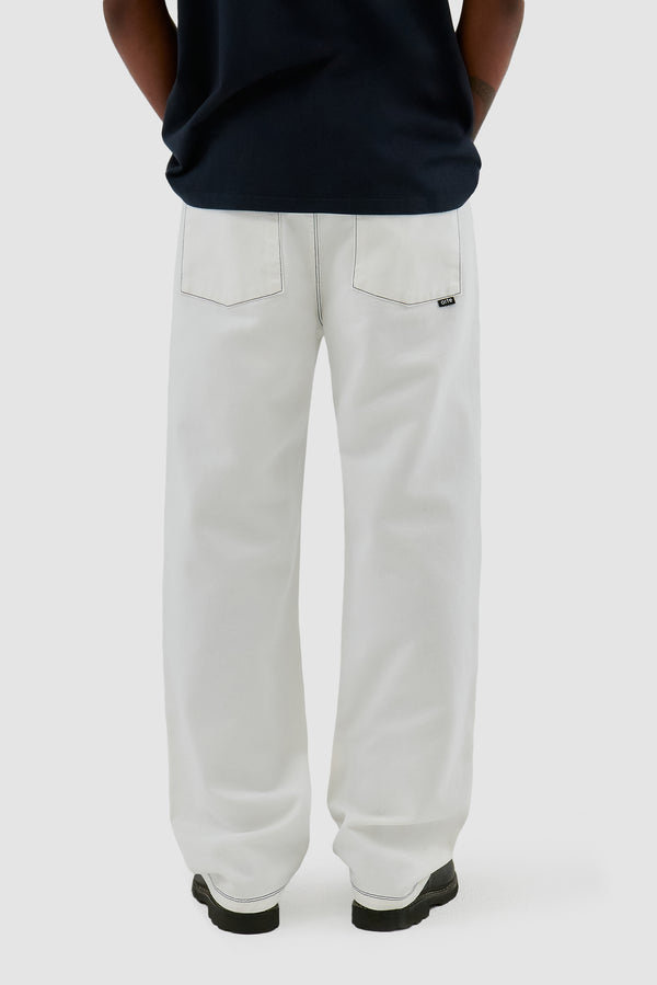 Poage Heart Detail Pants - White
